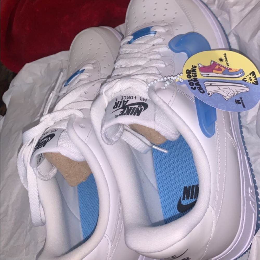 nike color changing air forces *SOLD*